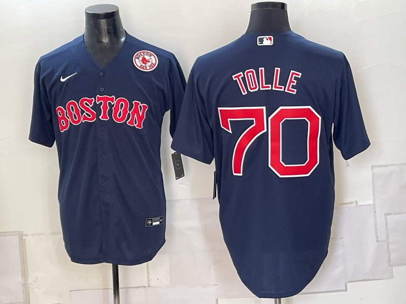 Men Boston Red Sox #70 Tolle blue 2026 Nike MLB Jerseys 092404->boston red sox->MLB Jersey
